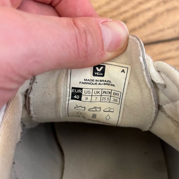 VEJA Esplar Sneakers Women's Size 9 White Leather Lace Up Low Top Designer - Picture 6 of 6